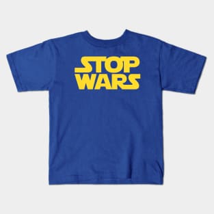 Stop Wars | Pray For Ukraine Kids T-Shirt